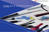 CABLES & COMPONENTS€¦ · temperature: -40°C to +85°C • Heat stabilized cable ties up to +105°C • Sizes from 98 x 2.5 mm up to 1,000 x 12.6 mm • High tensile strength •
