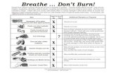 Breathe Don’t Burn! - North Carolina Quality/news/brochures... · 2018. 6. 19. · Don’t burn on Code Orange, Red or Purple air quality action days. ... (888)784-6224 or visit