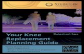 Your Knee Replacement Planning Guide · Knee Replacement Planning Guide - Outpatient Care Steindler Orthopedic Clinic (319) 338-3606. 5. Knee Replacement Planning Guide. Please bring