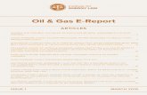 Oil & Gas E-Report · Keith Hall, LSU Paul M. Hebert Law Center Editors Kevin C. Abbott, Reed Smith LLP Michael B. Bennett, Eversheds Sutherland Bradford Berge, Holland & Hart LLP