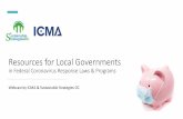 Resources for Local Governments · 2020. 4. 8. · CDC State & Local Preparedness Funds •$2.2 billion under H.R. 6074 to prevent, prepare for, and respond to COVID-19, with no less