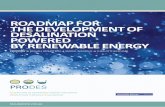 Roadmap foR the development of desalination poweRed by ... · 1.2 solar thermal energy 19 1.3 concentrated solar Power 22 1.4 solar Photovoltaic 24 1.5 wind energy 27 1.6 geothermal