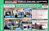 PUBLIC ONLINE AUCTION · 2019. 4. 26. · PUBLIC ONLINE AUCTION machinerynetworkauctions.com ONLINE AUCTION DATE: Thursday, May 23 at 9:00 PDT ONSITE INSPECTION: By Appointment •