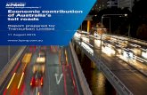 Economic contribution of Australia’s toll roads · 3. Economic contribution of toll roads in Australia 11 Economic contribution of toll roads in Queensland 13 Economic contribution