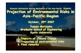 Economic Information Sharing Mechanism of the Asia-Pacific ......Economic Information Sharing Mechanism of the Asia-Pacific （EiSMAP) Projection of Environmental Risks in Asia-Pacific