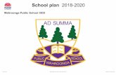 2018-2020 Wahroonga Public School School Plan...manner. Assessment strategies and monitoring of learning enables teachers to differentiate curriculum delivery to support student success.