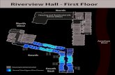 Riverview Hall - First Floor · Riverview Hall - First Floor Housing and Residential Life Admin O˜ces RECREATION ROOM 1000 ELEV 2 ELEV 1 STAIR 1 E 1000 TRASH 1028 RESTROOM 1044 RESTROOM