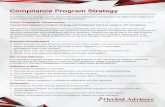 Compliance Program Strategyorchidadvisors.com/editor_uploads/documents/Program Strategy_08… · Compliance Program Strategy A business can change, but the government expectations