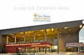 EXHIBITOR CATERING MENU - MCCNO · 3 exhibitor catering menu – the new orleans convention center index. index page breakfasts6-7 a la carte 8-11 lunches12-14 hors d’oeuvre 15-17