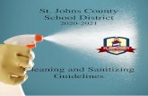 St. Johns County School District · • Athletic departments such as gym mats, exercise equipment, shower and locker rooms • Kitchens, break rooms and cafeterias • Clinics •