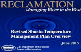 Revised Shasta Temperature Management Plan Overvie...shasta dam 1045' upper gates 1000' tcd side gates 720' tcd wt 5643 cfs spp wu o cfs spillway & outlets a 68-70 66-68 a 64-66 062-64