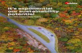It’s exponential our sustainability potentialWelcome to u-blox’s first sustainability report documenting our performance and achieve-ments related to environmental, social and