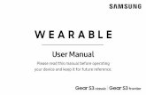 Samsung Galaxy Gear S3 classic and frontier R760 and R770 User …cdn.cnetcontent.com/50/ce/50ce3b03-dc65-4d28-9410-8e234... · 2016. 11. 16. · Getting Started 7 Assemble Your Gear
