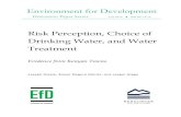 Risk Perception, Choice of Drinking Water, and Water Treatment: …efdinitiative.org/.../files/publications/efd-dp-13-10.pdf · 2020. 1. 15. · as risk perception that drive this