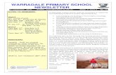 WARRADALE PRIMARY SCHOOL NEWSLETTER...Centre Gift Voucher and a $100 credit for food and beverage at Sea World Resort and Water Park. The winner will have 12 months to use the prize