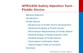 2011-04-21 KEPCO Presentation: APR1400 Safety Injection ... · SIT-Fluidic Device 23 APR1400 Pre-g APR1400 -S A T(TM) 11006 N Fluidic Device 1. INTRODUCTION 2. DEVELOPMENT PROGRAM