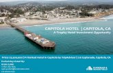 CAPITOLA HOTEL | CAPITOLA, CA...Francisco and 30 miles southwest of San Jose. The metro stretches along 29 miles of Pacific coastline from the north end of Monterey Bay to the south
