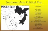 New Southwest Asia: Political Map - Druid Hills Middle Schooldruidhillsms.dekalb.k12.ga.us/Downloads/Yearly Review.pdf · 2015. 9. 14. · Southwest Asia: Physical Map #1-Euphrates