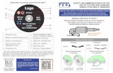 SAFETY RECOMMENDATIONS FOR THE USE OF CUTTING AND … · WHEELS FOR ANGLE GRINDERS PASS ON THIS LEAFLET TO THOSE USING CUTTING AND GRINDING WHEELS The recommendations contained in