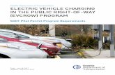 Seattle Department of Transportation ELECTRIC VEHICLE ......in a multi-step process to develop right-of-way charging policies city-wide. Seattle curb space ... to recharge an Electric