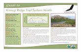 K’esugi R T S K'esugi Ridge Trail System North in Denali ...dnr.alaska.gov/parks/maps/kesuginorth.pdfLittle Coal Creek Trailhead to Up-per Troublesome Creek Trailhead. The Trails: