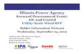 Illinois Power Agency - ipa-energyrfp.com€¦ · 9/25/2019  · Chantale LaCasse, NERA Katie Orlandi, NERA Rachel Northcutt, NERA. 2 Questions? To submit questions to the presenters,