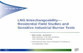 LNG Interchangeability–– Residential Field Studies and ...members.igu.org/old/IGU Events/igrc/igrc-2014/presentations/fo1-3... · R&D Director, End Use Solutions Gas Technology