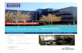 One Park Drive Durham, NC 27704 - LoopNet · 2017. 4. 4. · One Park Drive One Park Drive Durham, NC 27704 OFFICE SPACE FOR LEASE Type Class A Office Building Location In the heart