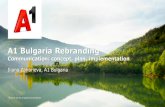 A1 Bulgaria Rebranding ... Rebranding 236 Articles, interviews and reportages based on our rebranding