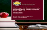 X20dc0003 - Challenges for Consideration in Implementing ... · Challenges reports. We also reviewed challenges that the Department faced when administering education -related grant
