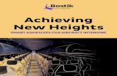 Achieving New Heights - Ellsworth Adhesives€¦ · interior wall panels, floors, doors, seats and even in decorative fixtures and laminates. ... materials together to prevent marking,