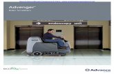 Advance Advenger Brochure - southeasternequipment.net · Productivity Combining the most flexible floor scrubbing technology and green-cleaning capabilities, the Advance Advenger
