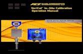 VeriCal™ In-Situ Calibration Operation Manual...REMOTE ENCLOSURE (SYSTEM ELECTRONICS) SONIC NOZZLE PLUG VALVE (SHOWN IN OPEN POSITION) VERICAL BOX ... • Attach the calibration