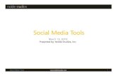 Social Media Tools · Social Media Tools 11. What is it: WordPress is a state-of-the-art publishing platform with a focus on aesthetics web standards and usability aesthetics, web