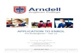 APPLICATION TO ENROL...118 - 124 Wolseley Road, Oakville NSW 2765 Phone +61 2 4572 3633 enquiries@arndell.nsw.edu.au AAC Application to Enrol V200717 – Conditions of Enrolment (1