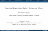 Numerical Expenditure Rules: Design and Effectsec.europa.eu/economy_finance/events/2015/20150120...31_presenta… · January 20, 2015 "Expenditure-based consolidation: experiences