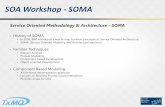 SOA Workshop - SOMA€¦ · 04/08/2017  · SOMA and Banking Transformation Banking Transformation has an “As-is” and a “To-be” desired state. As-Is” means older structured