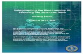 Safeguarding the Bioeconomy III: Securing Life Sciences Data · 10/21/2016  · Safeguarding the Bioeconomy III: Securing Life Sciences Data Meeting Recap October 20-21, 2016 ...