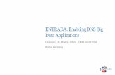 ENTRADA: Enabling DNS Big Data Applications · ENTRADA@SIDN • We are the TLD registry of the Netherlands (.nl) • Use ENTRADA to further increase security and stability • Operational