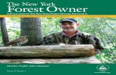 The New York Forest Owner - NYFOA · Bob Glidden, Niagara Frontier, (716) 795-3305 Jeff Joseph, Southern Finger Lakes, (607) 659-5995 ... The appearance of advertising in ... and