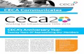 Issue 93 • February 2016 CECA Communicates · Transport Minister Lord Adonis. In this issue, you will find everything you ... railways, science, flood defences and energy Britain