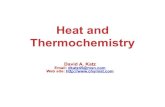 Heat and Thermochemistry 2019 - Welcome to chymist.com--The … and Thermochemistry 2019 .pdf · 2019. 11. 26. · Heat Capacity and Specific Heat • The amount of energy required