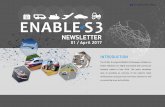 NEWSLETTER - TRIMIS · 2019. 6. 3. · NEWSLETTER 01 / April 2017 INTRODUCTION The ECSEL JU project ENABLE-S3 (European Initiative to Enable Validation for Highly Automated Safe and