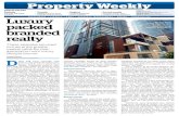Luxury Packed Branded Realty - Property Weekly (September ... · properties. "Visitors from KSA, Oman have been particularly interested in those around the JBR and Palm Jumeirah.