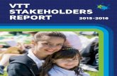 VTT STAKEHOLDERS REPORT 2015-2016storage.talmudtorah.com/stakeholders-15.pdf · 2015. 10. 23. · We enter the 2015/2016 school year with a clear sense of purpose, ... Shana Tovah