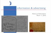 information & advertising - UC Berkeley School of InformationCofI10 -- Advertising informing? “The case is likely to proceed quickly,” Floyd Abrams, a constitutional lawyer who