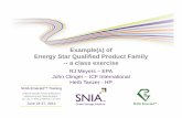 Example(s) of Energy Star Qualified Product Family ... Training - Example(s... · Example(s) of PRESENTATION TITLE GOES HERE Example(s) of Energy Star Qualified Product Family-- a