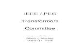 IEEE / PES Transformers Committeegrouper.ieee.org/groups/transformers/meetings/s...ieee/pes transformers committee meeting jackson, ms, usa march 13-17, 2005 attendance sum mary members