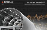 STRUCTURAL DYNAMICS MODAL TEST AND ANALYSIS · Modal analysis is an indispensable tool for understanding the behaviour of structures. Dewesoft Modal Test performs classical acquisition