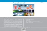 Amphenol10.3mm 40.5 88.5 42.5 30.3 *Applicable cable size is only for crimping termination PLUG RECEPTACLE Size Crimp Termination A B C 5.7mm 16 40.7 1 8.0mm 19 53.7 1 10.3mm 25.8